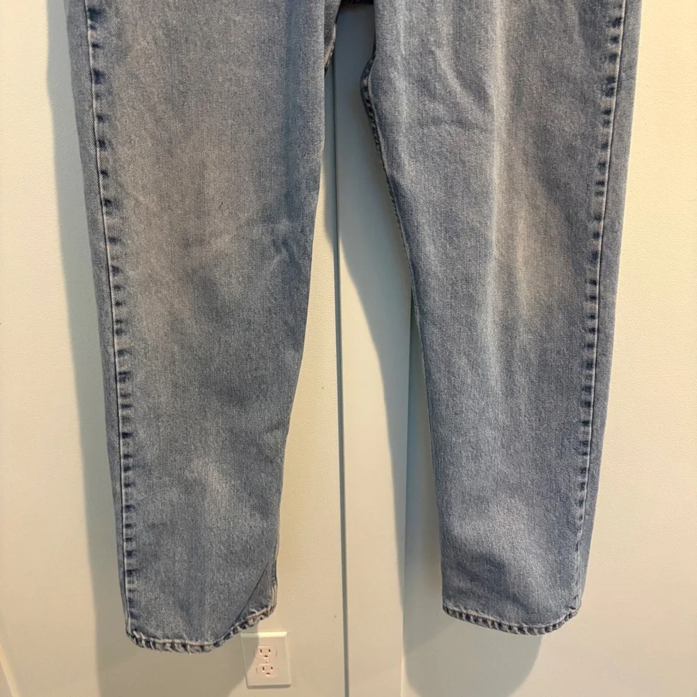 Y2K Levi's 505 Regular Fit Jeans Mens 36x32 Light Wash Straight‎ Leg 100% Cotton